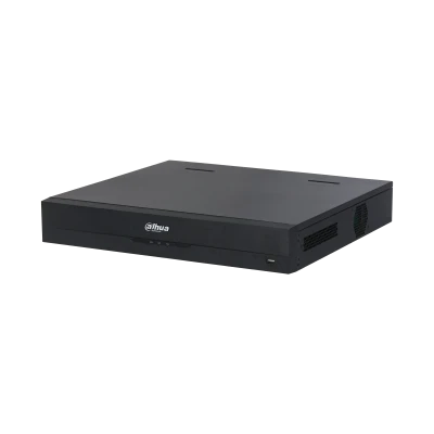 NVR Dahua 64 canales 16 PoE soporta 4 HDD hasta 16TB IA protección Perimetral AN DHI-NVR5464-16P-EI