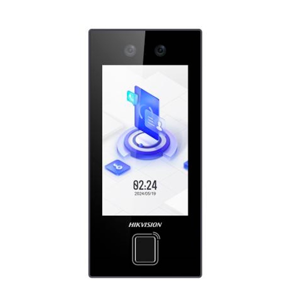 Terminal Facial 4,5" 2MP dedo, MIFARE Pin Rs485Wiegand TCP IP WiFi DS-K1T344MBFWX-E1