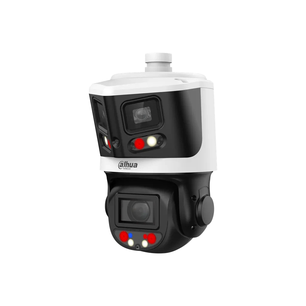 Cámara PTZ IP X-Spans 8MP+4MP, TiOC: 10X Zoom, IR hasta 70m, Autotracking, Protección perimetral,Multivisión, Disuasión activa, Luz dual inteligente, SMD 4.0/ IP66.