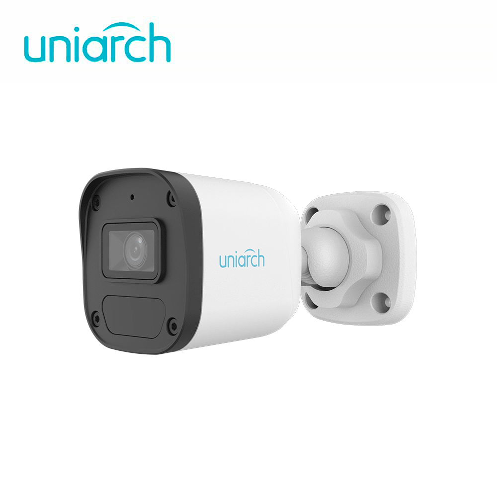 Cámara IP UNIARCH Bala IPC-B132-AF28-ECO 2.8mm PoE 2MP IR30m Audio IP67 ONVIF